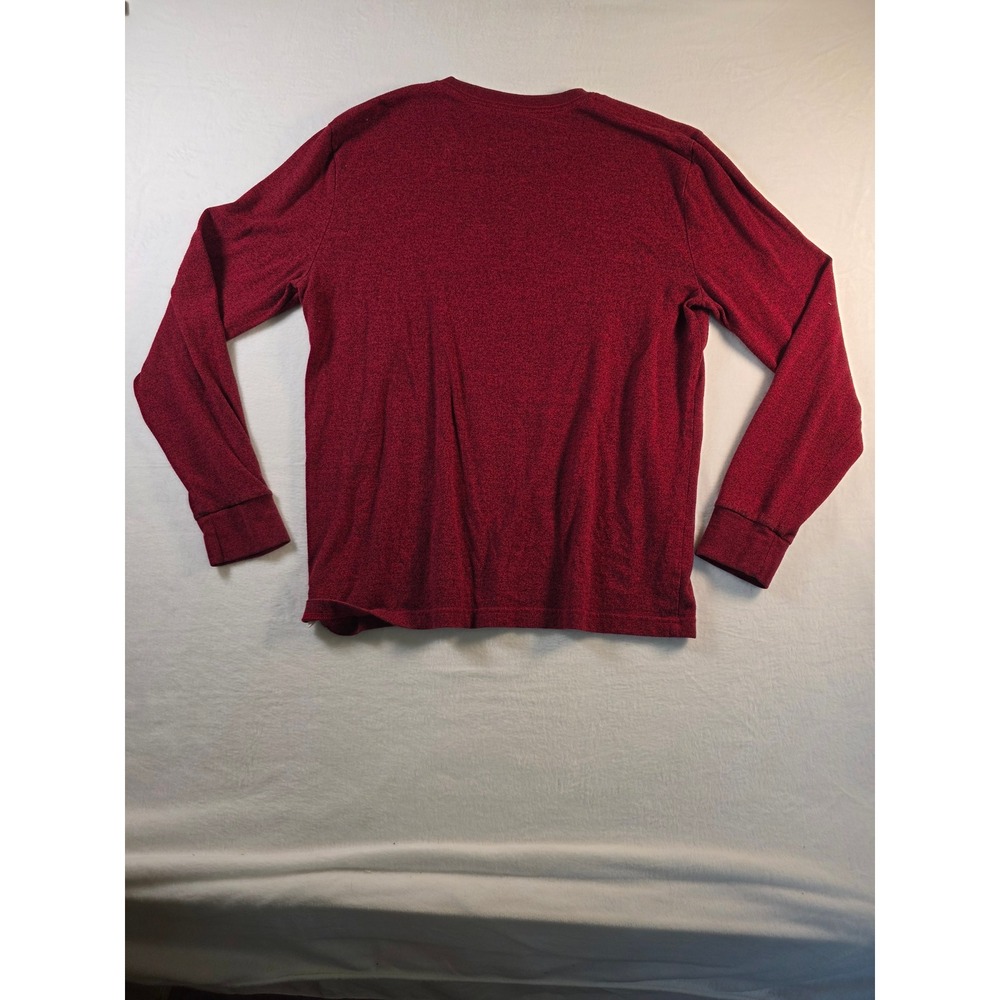 Roots Long Sleeve Hockey Graphic Tee XL Burgundy Athleisure Canada - Picture 6 of 6